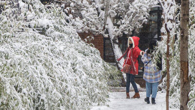 دمای هوای تهران زیر صفر می‌رود/ تداوم بارش برف و باران