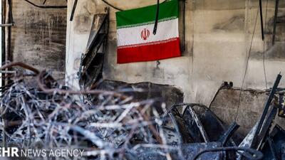  آثار هتک حرمت اغتشاشگران به امامزاده سبزقبا