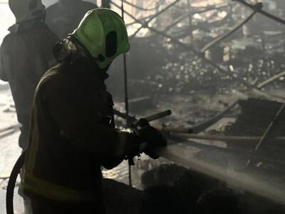 حریق سه کارگاه نجاری در یافت آباد