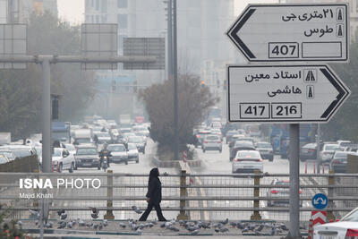 تنفس هوای ناسالم برای گروه‌های حساس در تهران