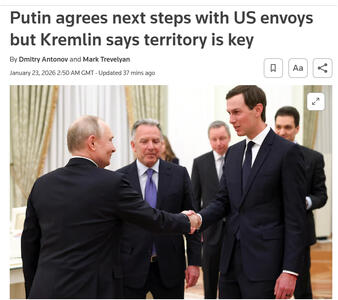 کرملین: مسئله سرزمین، کلید صلح است / پوتین با فرستادگان آمریکا بر سر گام‌های بعدی توافق کرد