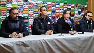 واکنش ساپینتو به عدم حضور خارجی ها در بازی امروز