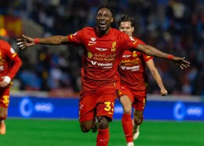 قیچی تماشایی ساویچ در شب شکست الاتحاد (عکس)