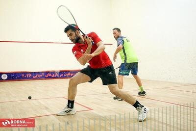  رقابت داغ در لیگ برتر اسکواش