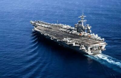  ناو هواپیمابر USS Lincoln آمریکا در برد حمله به ایران قرار ندارد