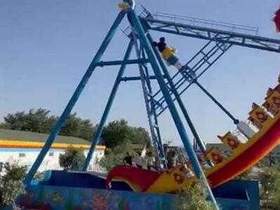  ببینید / حادثه در یک شهربازی در هند؛ ۱۴ کودک زخمی شدند