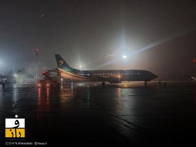 بارش برف در برخی مناطق کشور | پرواز‌ها بدون توقف ادامه دارد
