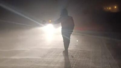 محور اصلی فیروزکوه به سمت مازندران کاملاً مسدود شد