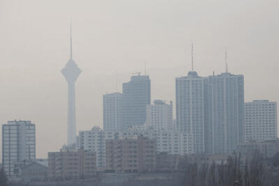 آخرین وضعیت کیفیت هوای تهران اعلام شد