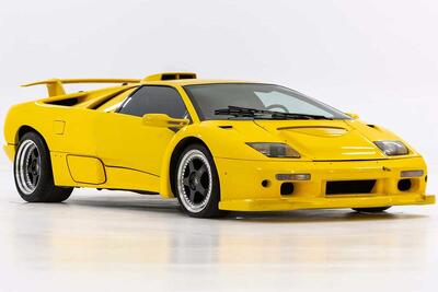 نمایش لامبورگینی دیابلوی مخفی با موتور W16، بستر آزمایشی بوگاتی - پدال