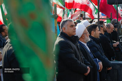 وزیر نفت در راهپیمایی همبستگی