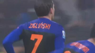 گل اول اینتر به پیزا توسط زیلنسکی