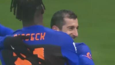 گل ششم اینتر به پیزا توسط میخیتاریان