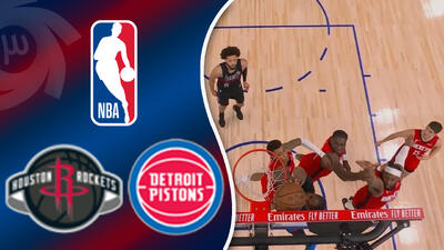 خلاصه بسکتبال دیترویت پیستونز - هیوستون راکتس