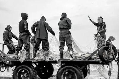  صیادان ایرانی در دریای خزر و در اواخر دوره قاجار (عکس)