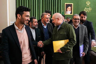  تصاویر: دیدار جمعی از جانبازان و ایثارگران با قالیباف