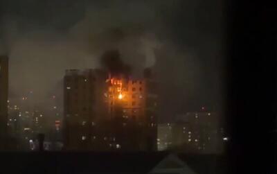  انفجار یک برج بلندمرتبه در نیویورک