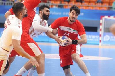 تیم ملی هندبال ایران برابر چین شکست خورد