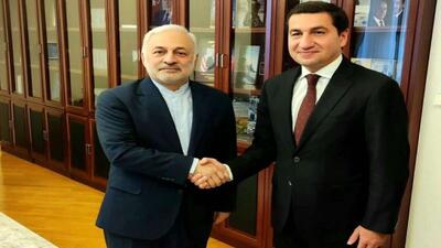  دیدار معاون وزیر امور خارجه جمهوری اسلامی ایران با دستیار رئیس جمهور آذربایجان