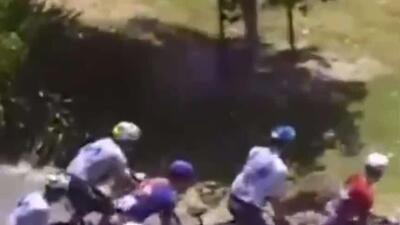  دوچرخه‌سوار ، پس از آنکه به یک کانگورو برخورد کرد،در مسابقه پیروز شد