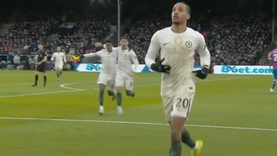 گل دوم چلسی به کریستال پالاس (ژائو پدرو)