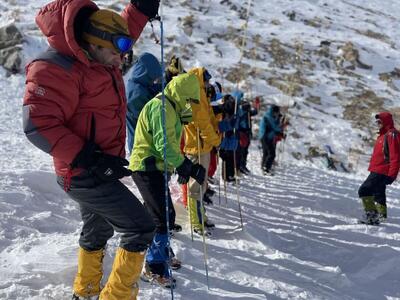  جستجوی بی نتیجه برای یافتن آخرین کوهنورد مفقود شده در ارتفاعات الوند همدان