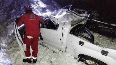 سقوط خوروی حامل فرماندار چالدران به دره
