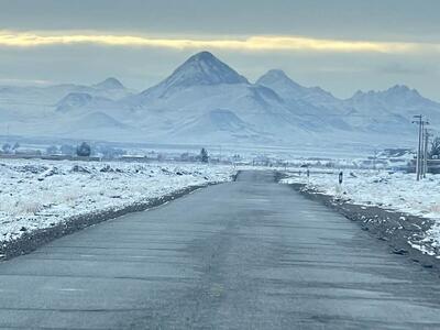  شهرستان نهبندان رکورددار بارش برف در شبانه روز گذشته