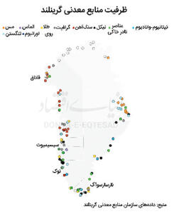  گنج معدنی مدفون در گرینلند