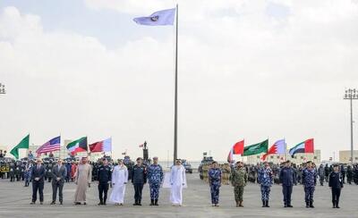 رزمایش آمریکا و اعراب خلیج فارس در قطر