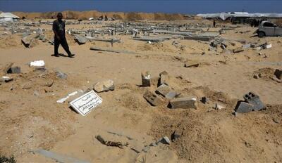  واکنش سازمان حقوقی بین‌المللی به نبش ۲۰۰ قبر در غزه