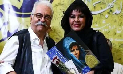 بغض فرزانه کابلی در مراسم افتتاحیه جشنواره فجر کرمان به یاد همسرش هادی مرزبان