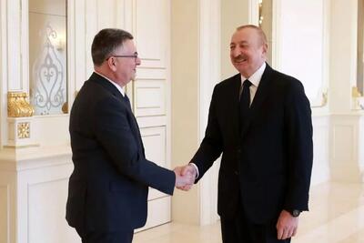 دیدار وزیر خارجه اسرائیل با رئیس‌جمهور جمهوری آذربایجان در باکو