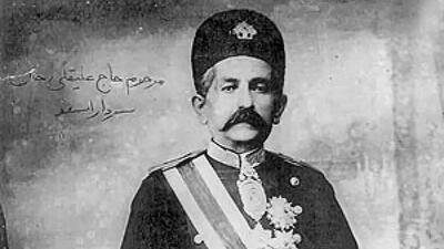  عکس/ علیقلی‌خان سردار اسعد بختیاری در کنار محمدولی‌خان سپهدار تنکابنی