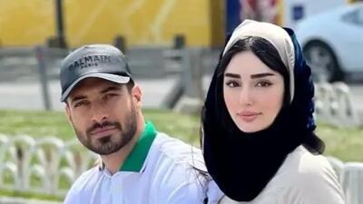  عکس همسر شجاع خلیل زاده بازیکن تیم ملی و تراکتور تبریز / ویدیوی حرف هایش  درباره اینکه زنش چون پرسپولیسی بود ازدواج کردن