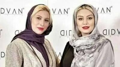  عکس سفر در زمان / «سحر قریشی و فریبا نادری» در طلافروشی شاهرخ استخری /  دهه 90