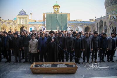  گزارش تصویری: مراسم تشییع پیکر پدر دکتر جوادی یگانه