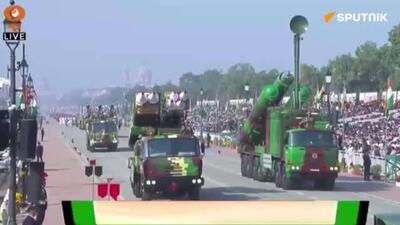  نمایش هنگ BrahMos در رژه روز جمهوری 2026 در دهلی نو
