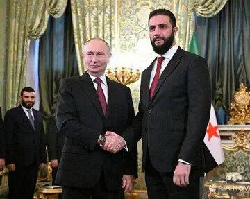 پوتین فردا میزبان احمد الشرع می‌شود