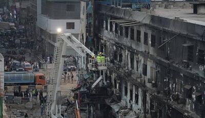 افزایش شمار کشته‌شدگان آتش‌سوزی در کراچی پاکستان به ۷۳ نفر