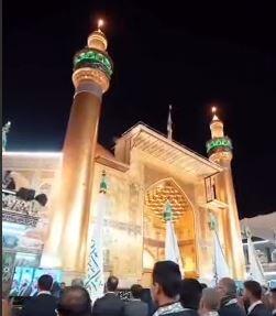 رونمایی از تاج طلایی جدید ضریح امیرالمومنین (ع)