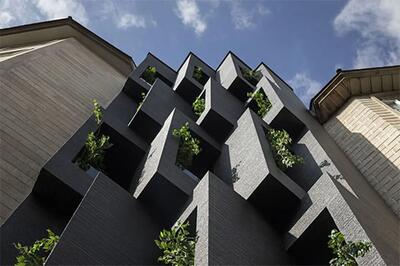 این ساختمان سه‌بعدی در یوسف‌آباد همه نگاه‌ها را دزدید