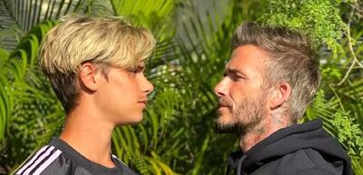 کل کل اینستاگرامی دیوید بکام با پسرش سوژه شد