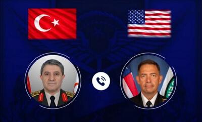 گفت وگوی فرمانده سنتکام آمریکا با رئیس ستاد کل ارتش ترکیه