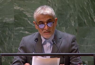  ایران: ترامپ به صورت علنی و مکرر تهران را به استفاده از زور و دخالت نظامی تهدید می‌کند/ هزینه‌ها و پیامدهای انسانی سیاست‌های غیرقانونی رئیس‌جمهور آمریکا، وخیم و سنگین است/ این رویکرد که قدرت، معافیت از قانون به همراه می‌آورد و صلح باید از طریق زور برقرار شود، باعث فرسایش حقوق بین‌الملل شده