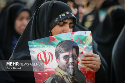 تشییع پیکر مطهر شهید مدافع امنیت «مهدی ظریف» در مشهد