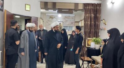  دیدار مدیرکل تبلیغات اسلامی استان سمنان با خانواده شهید امنیت