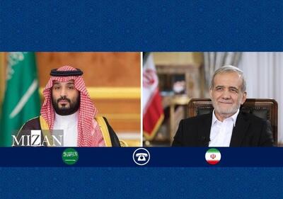 پزشکیان: رویکرد اصولی ایران مبتنی بر وحدت داخلی و تعامل سازنده با کشور‌های اسلامی است/ بن سلمان: عربستان هرگونه تهدید و تنش علیه ایران را غیرقابل‌پذیرش می‌داند