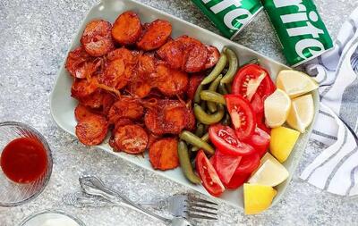  طرز تهیه درست کردن سویس بندری خوشمزه و عالی / طرز تهیه سوسیس بندری کنار خیابونی