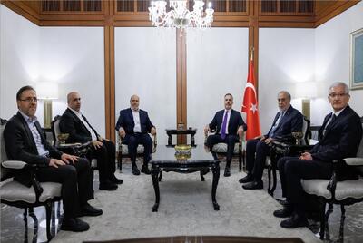  هاکان فیدان با هیئتی از حماس در آنکارا دیدار کرد